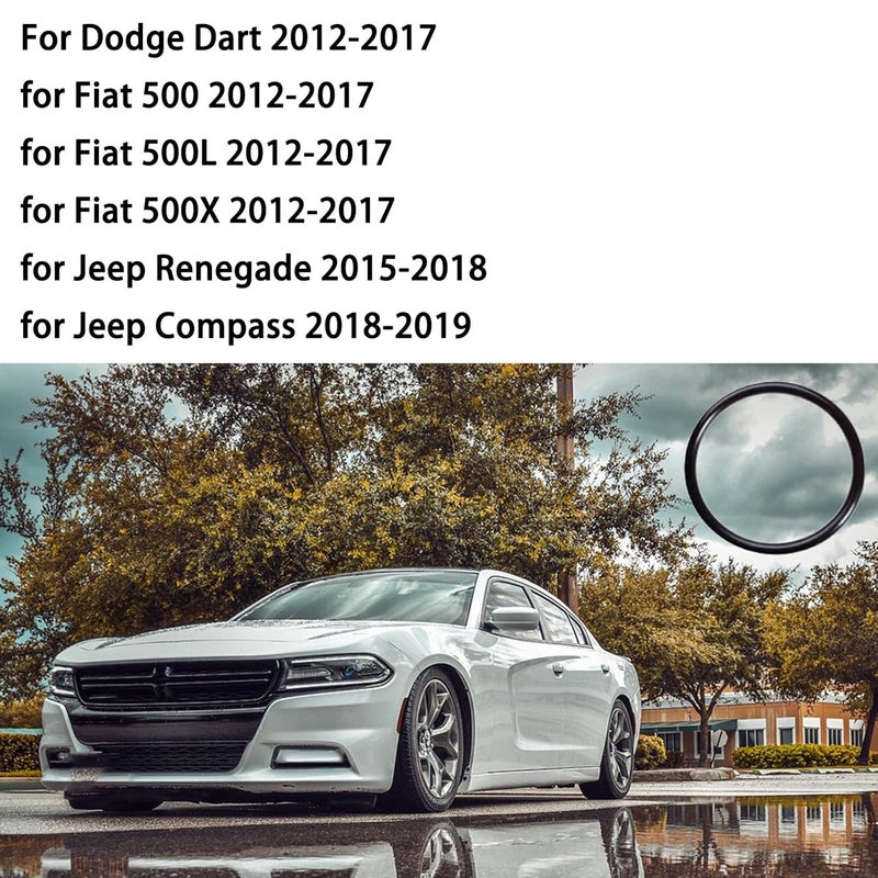 SUNNER THINKEN PCV Valve Seal O-Ring for Dodge Dart 2012-2017 for Fiat 500 2012-2017 for Fiat 500L 2012-2017 for Fiat 500X 2012-2017 for Jeep Renegade 2015-2018 for Jeep Compass 2018-2019# 4893446AB 4893446AA - Image 4